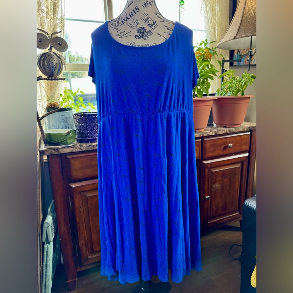 Torrid Vibrant Blue Midi Dress